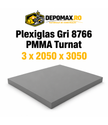 Plexiglas Gri 8766 PMMA turnat 3 x 2050 x 3050 mm